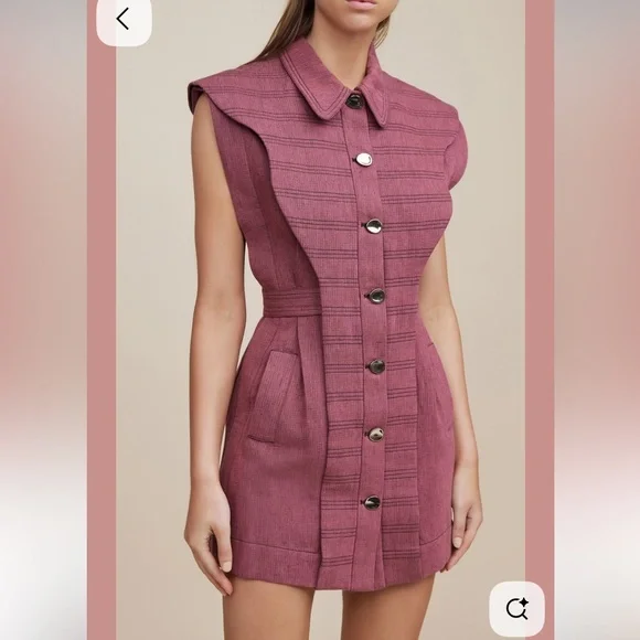 princess polly baby blue dress Acler | Dresses | Acler Rowena Meadow Sleeveless Vneck Shirt Mini Dress In  Orange Brown Size 4